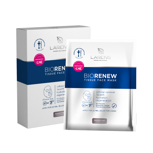 Larens BIO Renew Tissue Face Mask - 4 kusy