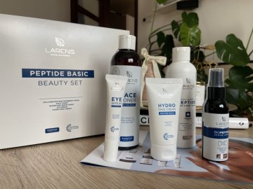 Päť kroková pleťová starostlivosť s Beauty setom Larens Basic