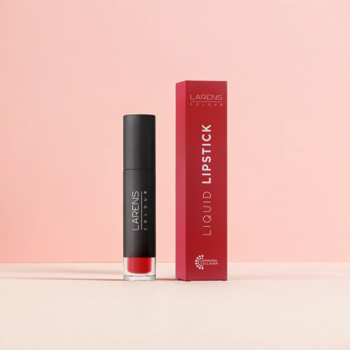 Tekutý matný rúž - Larens Colour Liquid Lipstick - TRUE RED